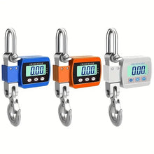Heavy Duty Portable Crane Scale - Accurate Digital Hanging Scale with LCD Backlight & Industrial Hook for Easy Weighing and Lifting