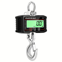 Digital Hanging Scale 1000kg/ 2204lbs Portable Heavy Duty Crane Scale LCD Backlight Industrial Hook Scales Unit Change/ Data Hold