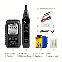 NOYAFA NF8509 TDR Network Cable Tester With Multimeter Tester, RJ45/RJ45 Network Cable Tester, RJ11/CAT5/CAT6-NCV Anti-burning AC And DC Voltmeter, POE Network