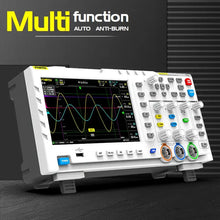 FNIRSI-1014D Desktop Oscilloscope, 2 In 1 Digital Oscilloscope DDS Signal Generator, 7 Inch TFT LCD Display Screen, Dual Channel Input, Capture Output Signal Function, 100MHz* 2 Ana-log Bandwidth, 1GSa/s Sampling Rate, 1GB Storage Space