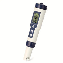 Digital Water Quality Tester - Measures pH, EC, TDS, Salinity, and Temperature - 5-in-1 Multi-Function Monitor for Accurate Water Testing