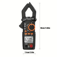 Aicevoos Digital Clamp Meter AC/DC Current 6000 Counts 600A Current Auto Rang Clamp True RMS Multimeter Ammeter Voltage Tester Ohm NCV