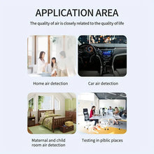 New Air Quality Meter 9in1 PM2.5 PM10 TVOC HCHO AQI Temperature Humidity Tester