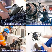 5.0 Inches 2-Way Articulated Borescope HD 1080P 8.5mm/0.33in Endoscope Inspection Camera, Endoscope LED Lighting, Photo And Video, Suitable For Cars, Aircrafts, Mechanical Pipes, House Inspections - Cord Length 59 Inches