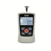 GYD Digital Force Gauge with Multiple Attachments - Battery Powered, Plastic & Metal Construction, No Battery Included - Ideal for Construction, Mechanic & Manufacturing Applications - White