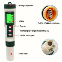 New 10 in 1 Water Quality Tester PH/TDS/EC/SALT/TEMP/S.G/ORP/H2/Fertile/Resistivity Tester Pen For Aquarium Swimming Pool