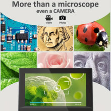 4.3" LCD Digital Microscope 1000X, Coin Microscope, 1080P USB Coin Magnifier For Error Coins With 8 Adjustable LED Lights, PC View