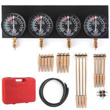 VEVOR Carburetor Adjustment Tool Kit for Synchronizing Fuel Vacuum Carburetors, Includes Sync Gauge and Durable Rubber Hoses