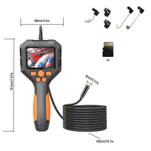 Inspection Camera With Light, Digital Industrial Borescope, Video Endoscope, Scope Camera, 2.8" IPS Screen, Flexible Probe, 1080p, Tool For Home, Pipe, Automotive