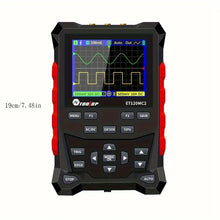 TOOLTOP ET120MC2 120MHz Portable Smart Oscilloscope Dual Channel 500MSa/S Oscilloscope Data Storage For Home Appliance Repair