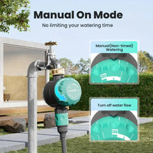 RAINPOINT 2-Pack Mechanical Sprinkler Timer With Brass Swivel, Water Timer For Garden Hose, Hose Timer For Watering 1 Outlet, No Batteries Required (MT101)