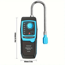 Aicevoos Digital Display Combustible Gas Leak Detector Flammable Gas Natural Gas Tester Methane Sound Light Alarm Meter
