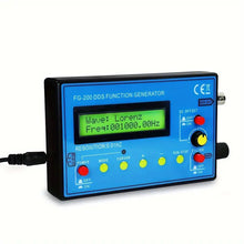 Fg-200 Dds Signal Generator With Frequency Counter - Versatile 0.01Hz To 500Khz Waveform Module For Sine, Square, Sawtooth & More - Usb Powered, Compact Design