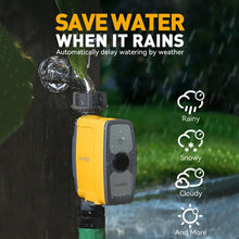 RAINPOINT Sprinkler Timer WiFi Water Timer, Smart Hose Timer, WiFi Sprinkler Controller Automatic Watering System Irrigation Water Valve, APP & Voice Control, Weather-based Auto Rain Delay, For Garden Watering