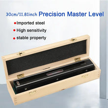 11.81 Inch/300mm Master Professional Precision Level 0.02mm/m, Precision Level with Box, Strip Level Gauge for Checking Straightness Parallelism of Machine Tools Equipment
