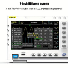 FNIRSI-1014D Desktop Oscilloscope, 2 In 1 Digital Oscilloscope DDS Signal Generator, 7 Inch TFT LCD Display Screen, Dual Channel Input, Capture Output Signal Function, 100MHz* 2 Ana-log Bandwidth, 1GSa/s Sampling Rate, 1GB Storage Space