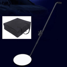 12" Car Convex Mirror Acrylic Adjustable Inspection Mirror LED Lamp Flashlight