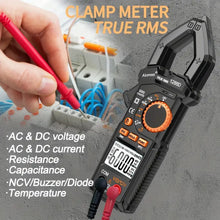 Aicevoos Digital Clamp Meter AC/DC Current 6000 Counts 600A Current Auto Rang Clamp True RMS Multimeter Ammeter Voltage Tester Ohm NCV