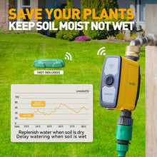 RAINPOINT WiFi Water Timer, Smart Sprinkler Timer Hose Timer WiFi Irrigation Controller, Wireless Watering System Valve, APP & Voice Control, Weather-Based Automatic Rain Delay, Brass Inlet