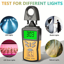 BTMETER Digital Illuminance Light Meter BT-881C, Lumen/FC Photometer, Luxmeter Sensor Measure 0.1-200000 Lux (0.01-20000FC) Lights, Bright Tester For Photography, Plant, Foot Candle