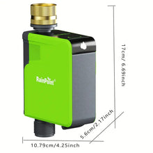 RAINPOINT WiFi Sprinkler Timer, Brass Inlet Smart Hose Timer For Watering, Smart Water Timer For Garden Hose With Hub, APP & Voice Control, Automatic Irrigation System For Lawns And Yard (HTV107B+HWG009WB)