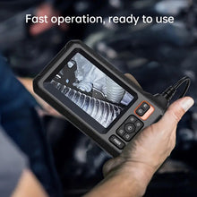 Endoscope Camera with Light - Inspection Borescope Camera with 4.3" IPS Screen, 1920P HD Snake Camera with 8 LED Lights, 16.4FT Semi-Rigid Cord Bore Scope, IP67 Waterproof Endoscope for Sewer