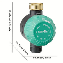 RAINPOINT 2-Pack Mechanical Sprinkler Timer With Brass Swivel, Water Timer For Garden Hose, Hose Timer For Watering 1 Outlet, No Batteries Required (MT101)