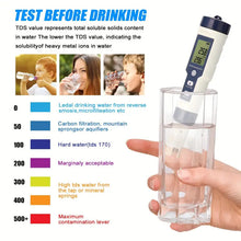 5 In 1 Digital Water Quality Detector PH/EC/TDS/Salinity/Temperature Testing Meter Multi-Function Water Quality Tester Monitor
