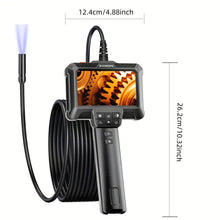 Endoscope Camera with Light - IP67 Waterproof Borescope Camera with 8 Adjustable LED Lights | 4.3" LCD Screen Borescope | HD 1080P Inspection Camera Scope Camera with 16.5ft Semi-Rigid Cord