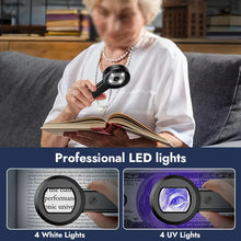 1PC USB Rechargeable Digital Microscope with LED Light, 100X Zoom Handheld Magnifying Glass, ABS Resin, 2.0" IPS Display, High-Precision 0.01 Accuracy, for Coins/Jewelry Inspection, Windows/Mac Compatible