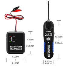 Viagtool V210 professional automotive circuit tester, short circuit open circuit detector, probe detection, cable breaker tracker, circuit fault, DC 6-42V, automotive diagnostic tool, fast automatic identification