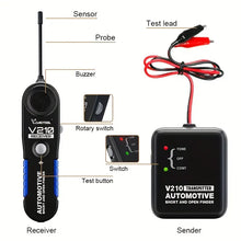 Viagtool V210 professional automotive circuit tester, short circuit open circuit detector, probe detection, cable breaker tracker, circuit fault, DC 6-42V, automotive diagnostic tool, fast automatic identification