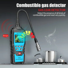 Combustible Gas Leak Detector Flammable Gas Methane Natural Gas Tester Sound Light Alarm Meter Leak Location Determine