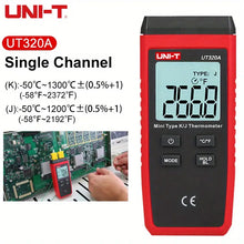 1pc UNI-T Digital Thermometer Contact Dual K/J Type Thermocouple High Precision Temperature Tester
