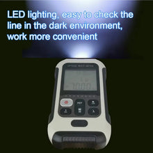 Optical Fiber Power Meter White Multifunctional High Accuracy Fiber Optic Tester for Communication Engineering Low Battery Consumption for Communication Engineering Maintenance