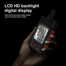 HT607 Temperature & Humidity Meter Handheld Thermometer Moisture Meter Thermo-Hygrometer LCD Psychrometer Max/Min/Data Hold Mode