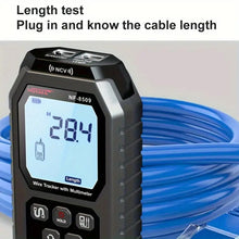 NOYAFA NF8509 TDR Network Cable Tester With Multimeter Tester, RJ45/RJ45 Network Cable Tester, RJ11/CAT5/CAT6-NCV Anti-burning AC And DC Voltmeter, POE Network