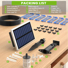 RAINTPOINT Solar Automatic Drip Irrigation Kit System, Solar Garden Watering System With 100% Anti-Siphoning Device, Easy DIY Plant Watering Controller With 6 Timing Modes For 10-15 Potted Plants (Withe-BSV-IC012)
