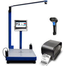 BizAutom BA-DWS2424AUTO Laser Dimensional Scale 500×0.1lb Cap. with Camera, Scanner, Printer & Software-4040 Program