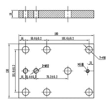 BizAutom BA-LCM-SB3 Silo Tank Scale Mount Assembly Kit (3-Module Set)