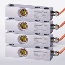 NTEP 2.5Klb Shear Beam Load Cells (pack of 4) with Spacers and Feet