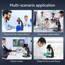 Inskam 1000X Digital Microscope With 8 Led Lights - High-Definition Real Shot, Usb/Battery Powered, Avi Video Capture, Black & White