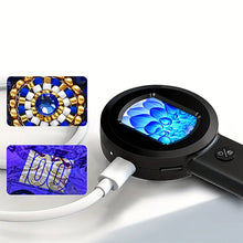 HM020 2.0-inch Handheld Microscope, 2.0 Inch Handheld Digital Microscope HM020 With 2" IPS Screen - Take Pictures & Videos - Download To PC & Mac - Handheld Pocket Microscope