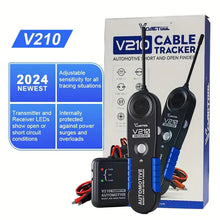 Viagtool V210 professional automotive circuit tester, short circuit open circuit detector, probe detection, cable breaker tracker, circuit fault, DC 6-42V, automotive diagnostic tool, fast automatic identification