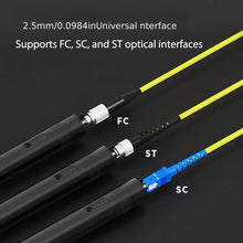 Fiber Network Cable Tester, Visual Fault Locator Fiber Optic, 20km VFL Fiber Optic, Fiber Tester Kit, Fiber Optic Lights, Fiber Light Tester, Li-Battery Fiber Optic Tester SC FC ST, Fiber Optic Tools, Include FC To LC Adapter (20km)