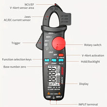 BSIDE Smart Digital Clamp Meter 1mA High Precision Professional Ammeter Clamp True RMS DC AC Current Car Repair Electrical Temperature Tester Multimeter