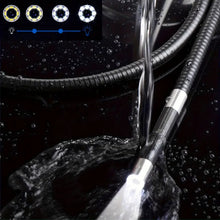 Endoscope Camera With Light, Two-Way Articulating Borescope, IP67 Waterproof Sewer Camera, Borescope Camera With Light, 1080 HD Endoscope, 5.0 Ft Semi-Rigid Cable Endoscope, Gadgets For Men