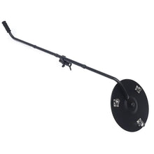 12" Car Convex Mirror Acrylic Adjustable Inspection Mirror LED Lamp Flashlight