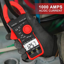 BTMETER AC/DC 1000A Clamp Multimeter, 4000 Counts Digital Clamp-on Meter With Data Logging Measure Amp Volt Ohm Capacitance Frequency Temperature Continuity, Electrical Tester 570T-APP