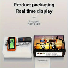 1500kg/3306lbs Digital Hanging Crane Scale With 65ft Remote Control Heavy Duty LCD Industrial Hook Scale